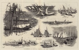 Yachting, a Cutter Match on the Thames